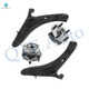 Set of 4 Front Lower Control Arm Ball Joint-Wheel Hub Bearing Assembly For 2014-2018 Subaru Forester