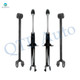Set of 4 Rear Lower Rearward Control Arm-Suspension Strut Assembly For 2008-2017 Honda Accord