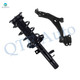 Front Left Lower Control Arm Ball Joint-Quick Complete Strut-Coil Spring Assembly For 2014-2019 Ford Escape