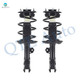 Pair of 2 Front Left-Right Quick Complete strut For 2019-2024 Toyota Corolla