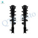 Pair of 2 Front Left-Right Quick Complete Strut-Coil Spring Assembly Replacement For 2017-2021 Jeep Compass