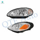 Headlights Assembly for 2001-2005 Chrysler PT Cruiser L4 2.4L With bulb Halogen Headlight Assembly Pair Faros Delanteros