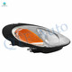 Headlights Assembly for 2001-2005 Chrysler PT Cruiser L4 2.4L With bulb Halogen Headlight Assembly Pair Faros Delanteros