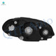Headlights Assembly for 2001-2005 Chrysler PT Cruiser L4 2.4L With bulb Halogen Headlight Assembly Pair Faros Delanteros