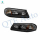 Headlights Assembly for 2000-2004 Chevrolet Impala 6 Cyl With bulb Halogen Headlight Assembly Pair Faros Delanteros