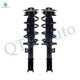 Pair Front Left-Right Quick Complete Strut-Coil Spring For 2010-2017 Chevrolet Equinox w/o 19" Wheels