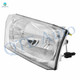 Headlights Assembly Turn Signal Lamp for 2002-2004 Ford Excursion With bulb Halogen Headlight Assembly Pair Faros Delanteros