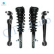 Set of 4 Front Lower Forward Control Arm Ball Joint-Quick Complete Strut-Coil Spring Assembly For 2003-2007 Mazda 6 S