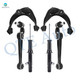 Set of 6 Front Lower Forward-Upper Control Arm Ball Joint-Suspension Strut Assembly For 2003-2007 Mazda 6