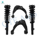 Set of 4 Front Upper Control Arm Ball Joint-Quick Complete Strut-Coil Spring Assembly For 2006-2009 Mercury Milan V6