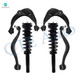 Set of 6 Front Upper-Lower Rearward Control Arm Ball Joint-Quick Complete Strut-Coil Spring Assembly For 2010-2012 Ford Fusion