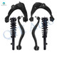 Set of 6 Front Upper-Lower Rearward Control Arm Ball Joint-Quick Complete Strut-Coil Spring Assembly For 2003-2008 Mazda 6