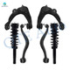 Set of 6 Front Upper-Lower Rearward Control Arm Ball Joint-Quick Complete Strut-Coil Spring Assembly For 2010-2012 Lincoln MKZ FWD