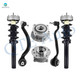 Set of 6 Front Lower Forward Control Arm Ball Joint-Wheel Hub Bearing Assembly-Quick Complete Strut-Coil Spring Assembly For 2014-2016 BMW X5 xDrive35i