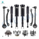 Set of 12 Front Lower Forward Control Arm Ball Joint-Wheel Hub Bearing Assembly-Quick Complete Strut-Coil Spring Assembly-Rear Upper Rearward Control Arm-Wheel Hub Bearing Assembly-Shock Absorber For 2005-2009 Chrysler 300 w/ Self Leveling Suspension