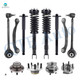 Set of 12 Front Lower Forward Control Arm Ball Joint-Wheel Hub Bearing Assembly-Quick Complete Strut-Coil Spring Assembly-Rear Upper Rearward Control Arm-Wheel Hub Bearing Assembly-Complete Shock Absorber Kit For 2005-2008 Dodge Magnum