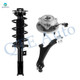 Set of 3 Front Left Lower Control Arm Ball Joint-Wheel Hub Bearing Assembly-Quick Complete Strut-Coil Spring Assembly For 2008-2010 Saturn VUE