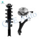 Set of 3 Front Left Lower Control Arm Ball Joint-Wheel Hub Bearing Assembly-Quick Complete Strut-Coil Spring Assembly For 2008-2010 Saturn VUE FWD