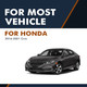 Left Driver Side Mirror, Power Non-Heated Paintable Manual Folding View Mirror For 2016-2021 Honda Civic