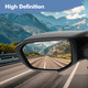 Left Driver Side Mirror, Power Non-Heated Paintable Manual Folding View Mirror For 2016-2021 Honda Civic
