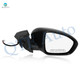 Right Passenger Side Mirror, Power Non-Heated Paintable Manual Folding View Mirror For 2019-2023 Nissan Altima