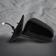 Left Driver Side Mirror, Power Heated Paintable Manual Folding View Mirror For 2012-2014 Toyota Camry