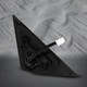 Left Driver Side Mirror, Power Heated Paintable Manual Folding View Mirror For 2012-2014 Toyota Camry