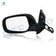 Left Driver Side Mirror, Power Non-Heated Paintable Manual Folding View Mirror For 2009-2013 Toyota Corolla