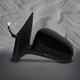 Left Driver Side Mirror, Power Heated Paintable Manual Folding View Mirror For 2014-2019 Toyota Corolla