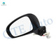 Left Driver Side Mirror, Power Heated Paintable Manual Folding View Mirror For 2012-2018 Toyota Prius V