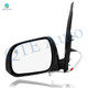 Right Passenger Side Mirror, Power Heated Paintable Manual Folding View Mirror For 2013-2017 Toyota Sienna