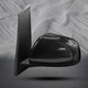 Right Passenger Side Mirror, Power Heated Paintable Manual Folding View Mirror For 2013-2017 Toyota Sienna