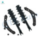 Set of 4 Front Lower Control Arm Ball Joint-Quick Complete Strut-Coil Spring Assembly For 2011-2014 Scion XD