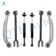 Set of 6 Rear Upper Rearward-Lower Forward Control Arm-Shock Absorber For 2015-2020 Dodge Challenger V8 RWD