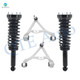 Set of 4 Rear Upper Control Arm Ball Joint-Quick Complete Strut-Coil Spring Assembly For 2010 Jaguar XJ