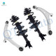 Set of 4 Front Lower Control Arm Ball Joint-Quick Complete Strut-Coil Spring Assembly For 2007 Honda Odyssey