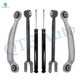 Set of 6 Rear Upper Rearward-Lower Forward Control Arm-Shock Absorber For 2005-2010 Chrysler 300