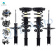 Set of 8 Front Wheel Hub Bearing Assembly-Suspension Strut Assembly-Rear Wheel Hub Bearing Assembly-Quick Complete Strut-Coil Spring Assembly For 2003 Buick Century
