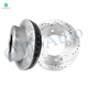 Front 355mm Drilled Slotted Brake Disc Rotors For 2016-2018 Chevrolet Suburban 3500 HD
