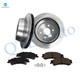 Set of 6 Rear 330mm Brake Disc Rotors-Ceramic Brake Pad Kit For 2000 2001 GMC Yukon XL 1500