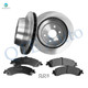 Set of 6 Rear 330mm Brake Disc Rotors-Ceramic Brake Pad Kit For 2000-2006 Chevrolet Tahoe