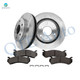 Set of 6 Front 305mm Brake Disc Rotors-Ceramic Brake Pad Kit For 2007 Chevrolet Silverado 1500 Classic