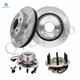 Set of 4 Front 305mm Brake Disc Rotors-Wheel Hub Bearing Assembly For 2002-2006 Chevrolet Avalanche 1500