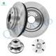 Set of 4 Front 336mm Brake Disc Rotors-Wheel Hub Bearing Assembly For 2002-2008 Dodge RAM 1500