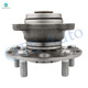 Set of 4 260mm Rear Drilled Slotted Brake Disc Rotors-Wheel Hub Bearing Assembly For 2006-2011 Honda Civic
