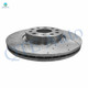 Set of 4 312mm Front Drilled Slotted Brake Disc Rotors-Wheel Hub Bearing Assembly For 2010-2013 Audi A3
