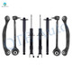 Set of 8 Front Lower Forward Control Arm Ball Joint-Suspension Strut Assembly-Rear Upper Rearward Control Arm-Complete Shock Absorber Kit For 2005-2010 Chrysler 300