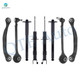 Set of 8 Front Lower Forward Control Arm Ball Joint-Suspension Strut Assembly-Rear Upper Rearward Control Arm-Complete Shock Absorber Kit For 2005-2010 Chrysler 300