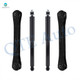 Set of 4 Front Lower Control Arm-Shock Absorber For 2000-2002 Dodge RAM 2500 4WD