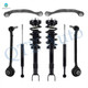 Set of 8 Front Lower Forward Control Arm Ball Joint-Quick Complete Strut-Coil Spring Assembly-Rear Upper Rearward Control Arm-Shock Absorber For 2011 Dodge Challenger Monotube